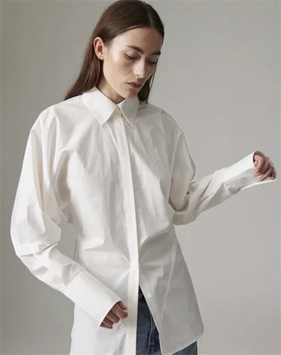 Day Birger et Mikkelsen - Pixie Poplina Skjorte - Brilliant White
